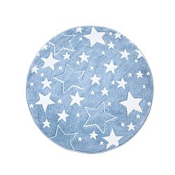 Childrens rugs - Bueno Stars Round (blue)