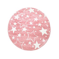 Childrens rugs - Bueno Stars Round (pink)