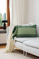 Cushion cover in wool mix - Carol (green)