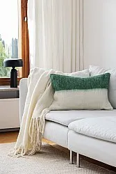 Cushion cover in wool mix - Carrie (green)