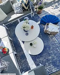 Indoor/Outdoor rug - Brussels Weave (blue)