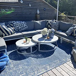 Indoor/Outdoor rug - Brussels Weave (blue)