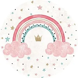 Round rug - Rainbow (multi)