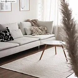 Wool rug - Coastal (white)