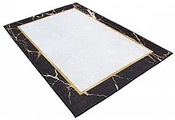 Wilton rug - Cerasia (black/white/gold)
