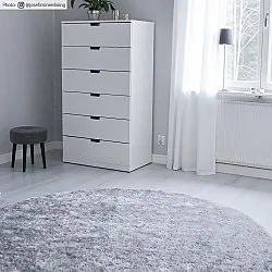 Round rugs - Cosy (silver)