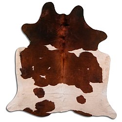 Cowhide - Classic Brown and White 75