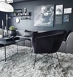 Round rugs - Janjira (silver)