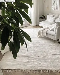 Rag rug - Silje (white)