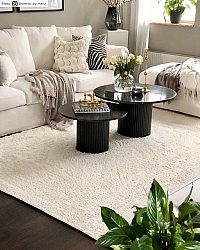 Round rugs - Soft Shine (white)