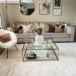 Shaggy rugs - Aranga Super Soft Fur (white)