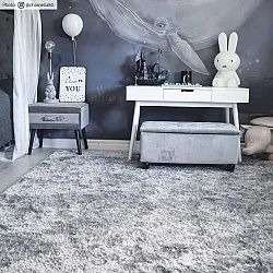 Round rugs - Cosy (silver)