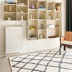 Shaggy rugs - Morocco (black/white)