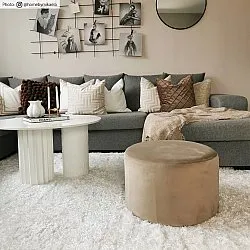 Shaggy rugs - Sapphire (white)