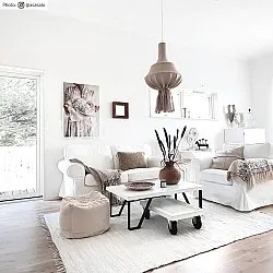 Rag rug - Silje (white)