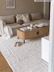 Shaggy rugs - Cremona Natural Cotton Shaggy (offwhite)