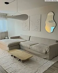 Shaggy rugs - Cremona Natural Cotton Shaggy (offwhite)