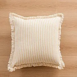 Cushion covers - Fringed (yellow)
