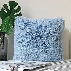 Cushion covers - Fuzzy (blue)