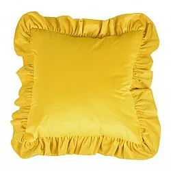 Cushion covers - Ruffled (yellow)