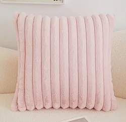 Cushion covers - Soft stripes (pink)