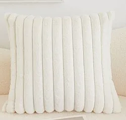 Cushion covers - Soft stripes (white)