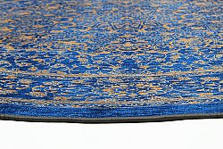 Round rug - Vinadio (blue/gold)