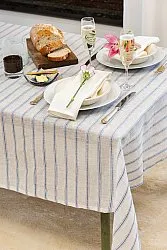 Linen tablecloth - Dalia (white)