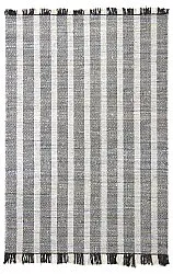 Denim rug - Ally (black/off white)