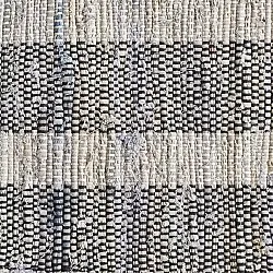 Denim rug - Ally (black/off white)