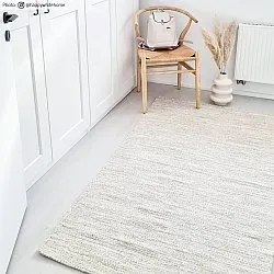 Wool rug - Dhurry (nature)