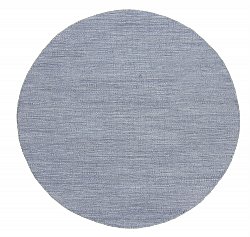 Round rug - Dhurry (steel blue)