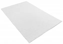 Wool rug - Dhurry (white)