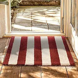 Door mat - Maida (burgundy/beige)