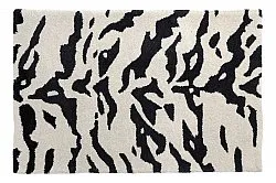 Door mat - Zebra Tufted Wool Premium (white/black)