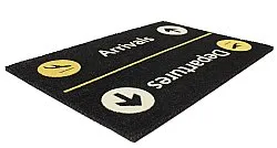 Door mat - Airport (black)
