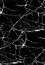 Wilton rug - Vieste (black/white)