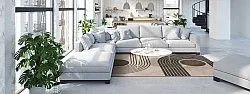 Wilton rug - Moudania (brown/black)