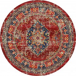 Round rug - Soussi (red/multi)