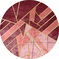 Round rug - Amasra (pink)