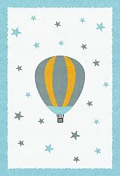 Childrens rugs - Alone Balloon (blue)