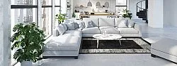 Wilton rug - Tilos (black/white)