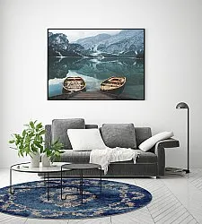 Round rug - Taknis (blue)