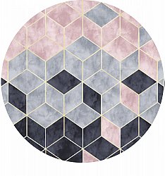 Round rug - Brigooda (pink)