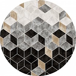 Round rug - Brigooda (grey)