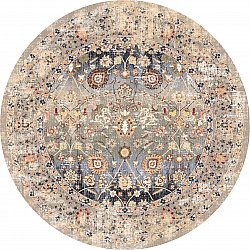 Round rug - Bouhjar (beige/multi)