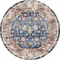 Round rug - Bouhjar (dark blue/multi)