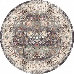 Round rug - Bouhjar (grey/multi)