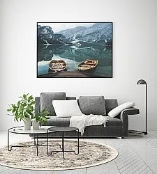 Round rug - Toujane (grey)