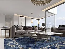 Wilton rug - Taknis (blue)